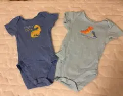 ダイナソー　恐竜デザイン ベビー肌着セット　男の子　半袖