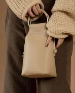 Amiur bucket handle bag ショルダーバッグ