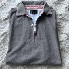 the shop TK MIXPICE ポロシャツ グレー Lサイズのサムネイル