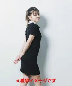 atmos pink×eichi! HOnOKA 襟付きタイトワンピース フリー