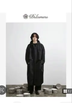 Dulcamara よそいきBIGフラップロングコート(18AW) Dulcamara (ドゥルカマラ) よそいきオーバーフラップロングCT