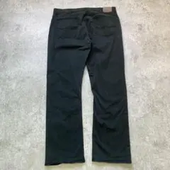 Wrangler ブラックストレートパンツ W37 L31 ストリート ワイドのサムネイル