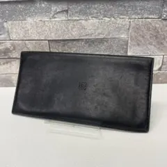 A*(様 LOEWE ロエベ 二つ折り財布 ラムレザー　ブラックのサムネイル