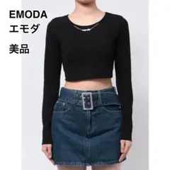 EMODA CHAIN CROP SHORT TOP定価¥5,390