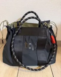 トポロジーTopologie サミット トートバッグ スモール リバーシブル 黒