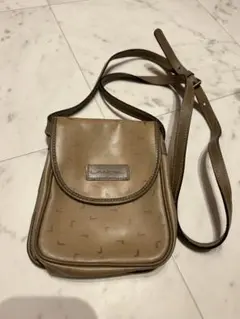 ランセルショルダーバック　レトロ風　手提げ　鞄　肩がけ　茶色ミニショルダー