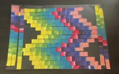 虹色のオーロラ　子供が作った物