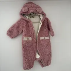 フリースロンパース ピンク 95cm