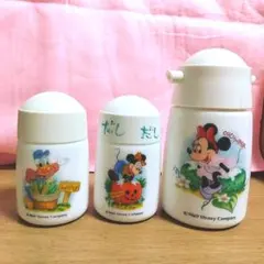 Disney 調味料入れ 3個セット　中古