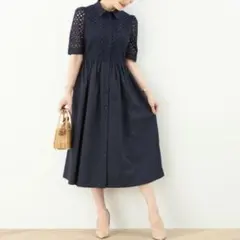 ☆アメノチハレ☆新品タグ付き☆カットワークカラーチュニック