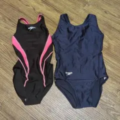 Speedo 水着セット 黒/ピンク ネイビー