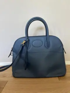 XXI SECOLO セコロ レザー 2WAY ショルダー バッグ ネイビー A4 牛革 2WAY ショルダーバッグ | エールック株式会社 | Japan Leather