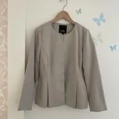 ⑧ 【Ｌ】HK WORKS LONDONノーカラージャケット