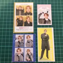 【匿名配送】中間淳太 証明写真 推しお守り ハッピー4カット 推しおり