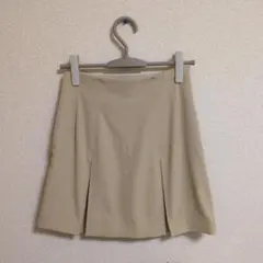 snidel ベージュ プリーツミニスカート