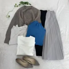 レディース秋冬服 コーデセットまとめ M Lカジュアル ６点セット 美品