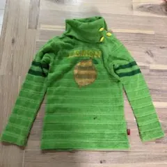 BOOHOMES グリーン 長袖カットソー 100 ブーフーウー ハイネック