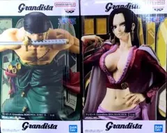 ワンピース　フィギュア　Grandista ロロノア・ゾロ ハンコックセット