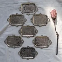 ヴィンテージ　casting silver plated プレート　小物入れのサムネイル