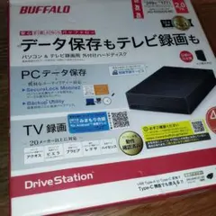 BUFFALO 未開封 4TB テレビ&パソコン用 4TB バッファロー外付けHDD HD-EDS4U3-BC 外付けハードディスク 外付けハードディスク・ドライブ
