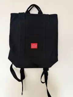 Manhattan Portage ブラックキャンバスバックパック