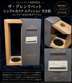 【蒸留所限定】THE GLENLIVET 空箱 シリアル入 木製ケース 空瓶】THE GLENLIVET XXV 750ml 木箱付き - メルカリ