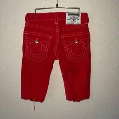 TRUE RELIGION ショートパンツ ミネラルレッド
