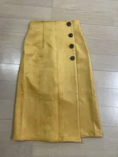 ローズバッド ROSE BUD タイトスカート　イエロー