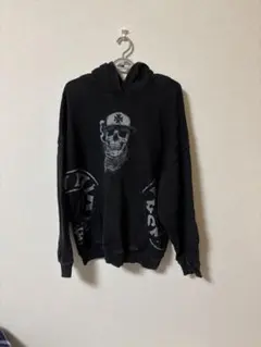 希少 00s y2k スカル パーカー archive opium swag Hydrogenスカルフーディー swag y2k archive opium - メルカリ