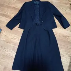 ブラックワンピーススーツ（ジャケット付き）冠婚葬祭　礼服