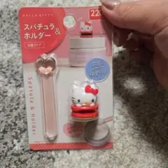 ダイソー キティ サンリオ スパチュラ＆フォルダー ハローキティ スパチュラ
