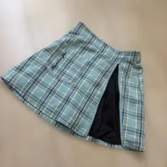 120サイズ　チェックキュロットのサムネイル