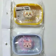 ちいかわ ぷっくり クリアミニポーチ 2個セット