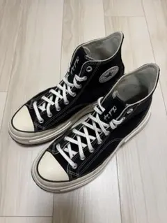 CONVERSE 厚底 ハイカット 黒 28cm チャックテイラー