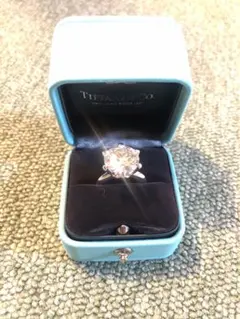 超美品✨最高級6カラットモアッサナイト　DカラーFLエンゲージリング ソリテール 超美品✨最高級6カラットモアッサナイトDカラーFLエンゲージリング