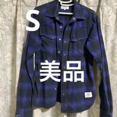 THE CRIMIE ネルシャツ ネイビー/ブラックチェックのサムネイル
