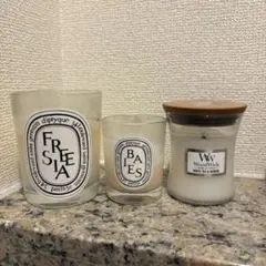 Diptyque WoodWick キャンドル3点セット