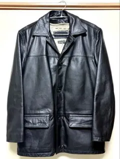 Jim & MaryLou レザー ジャケット 黒 カーコート