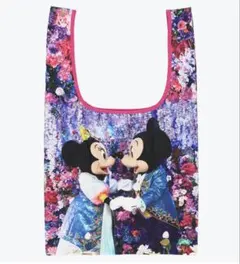 ディズニー　ファンダフルディズニー　ミッキー　花柄　ショッピングバッグ