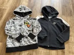 【セット売り】PUMAとH&Mフード付きパーカー