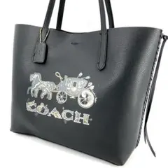美品✨COACH コーチ トートバッグ ショルダーバッグA4 馬車 F76776 