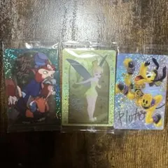 Disney Characters ウエハース カード3枚セット♡