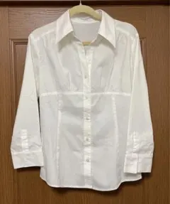ホワイト 長袖 シャツ　組曲sis