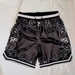 モノグラム柄 メッシュ ショートパンツ ブラック Mサイズ xizle - メルカリ