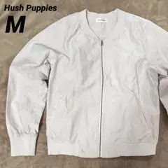 Hush Puppies レーヨン 薄手ブルゾン アウター くすみピンク Mのサムネイル