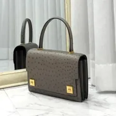 HERMES エルメス ピアノ オーストリッチ ブラック - メルカリ