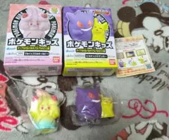 ポケモンキッズ マホイップ(トリプルミックス)とピカチュウ＆ゲンガー