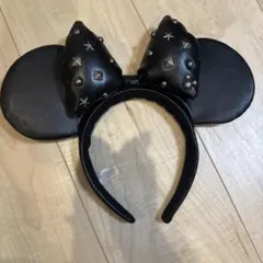 即日発送‼️ ミニーマウス耳カチューシャ レザー風 ディズニー