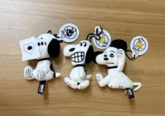 PEANUTS 75th ぬいぐるみミニマスコット スヌーピー3個セットのサムネイル