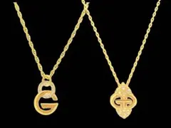 Givenchy Gロゴ ネックレス ゴールドカラー 2点セット ジバンシーのサムネイル